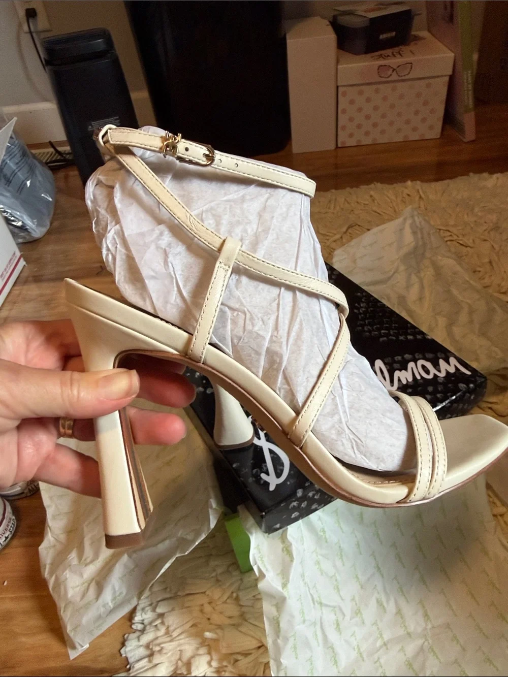 Sam Edelman strappy leather heels Lilly